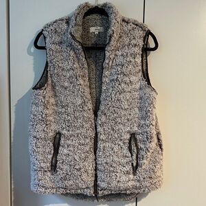 Entro Soft Gray Fleece Vest